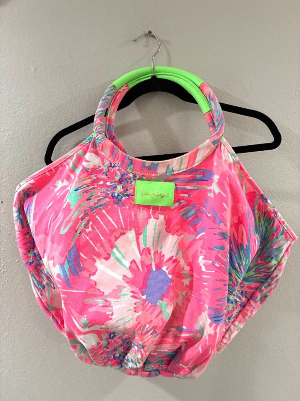 Lilly Pulitzer Tote Reversible Bags & Handbags Women Canvas Beach Large Bag
